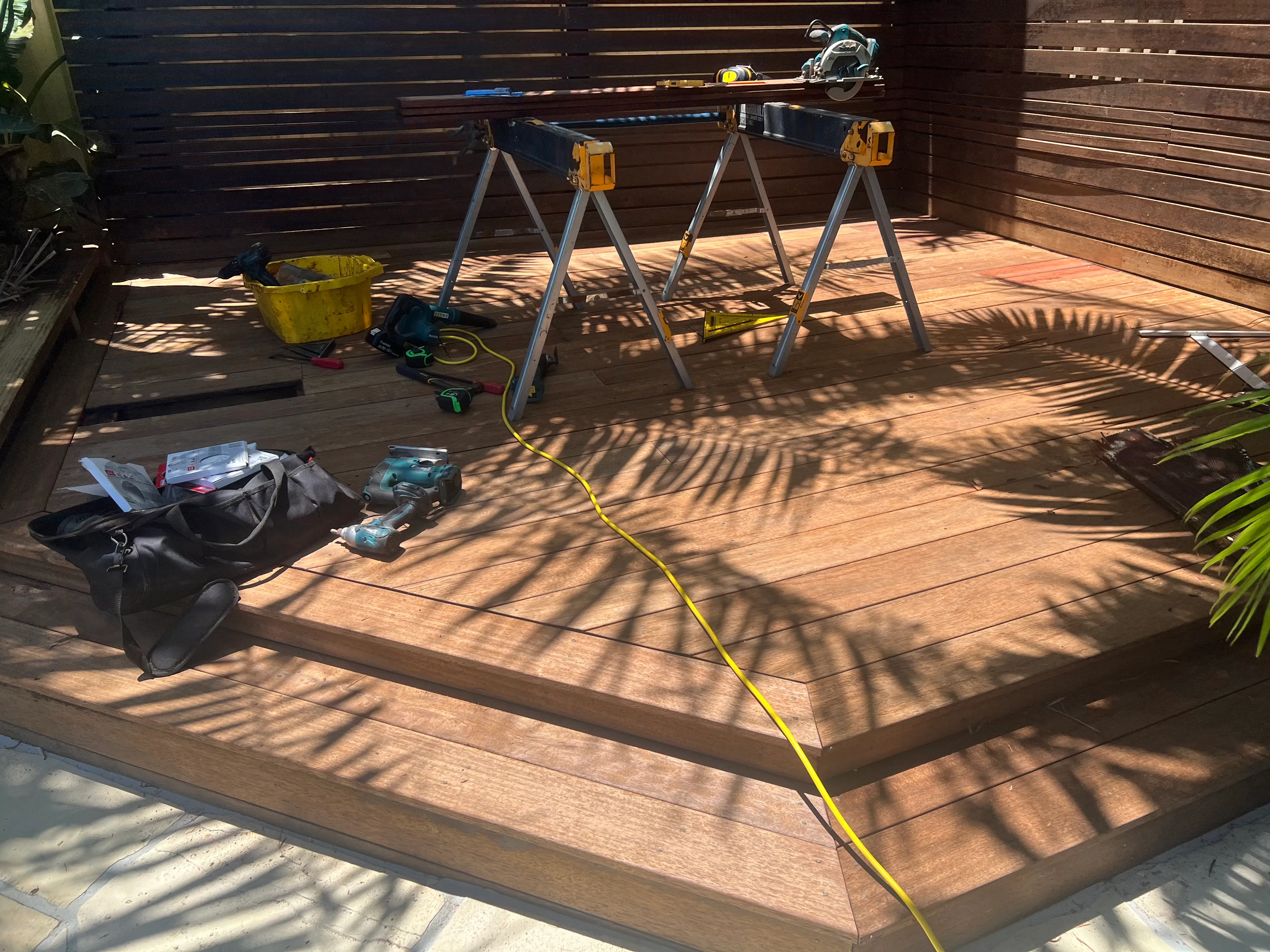 YardTaskers site services on a Gold Coast build